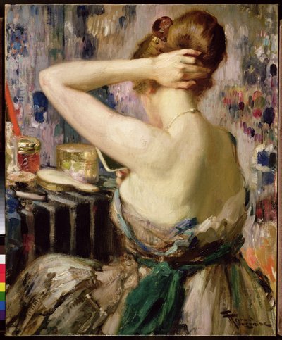 Woman at her toilet by Francois Gall